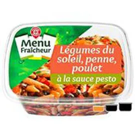 MARQUE REPÈRE, MENU FRAÎCHEUR Salade Légumes penne pesto 300g