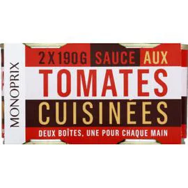 MONOPRIX Sauce aux tomates cuisinées 380g