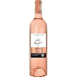 EXPERT CLUB Vin de Pays d'Oc Merlot La Croix de Pin, vin rosé 750ml