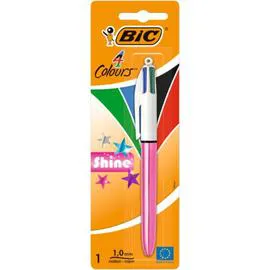 BIC Stylo à bille 4 Colours Shine l'unité