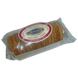 LA DUNKERQUOISE Biscuiterie Dunkerquoise Gaufres Fines Pur Beurre & Rhum Sachet 280g
