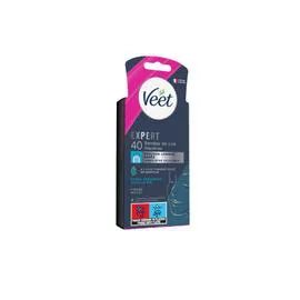VEET Bande De Cire Froide Visage Peaux Snesibles Expert x40