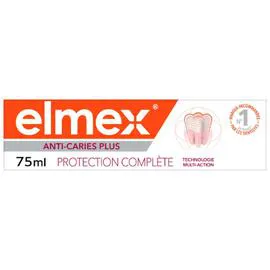 ELMEX Dentifrice Anti-Caries Plus Protection Complète 75ml