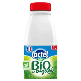 LACTEL Lait Bio Entier 1l