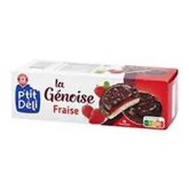 MARQUE REPÈRE, P'TIT DÉLI Génoise Fraise 150g