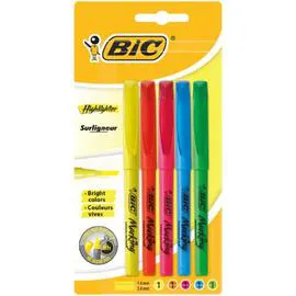 BIC Surligneurs Brite liner Couleurs assortis x5