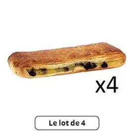  Suisses long aux pépites de chocolat x4