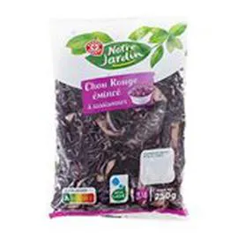  Chou rouge émincé Notre Jardin 250g