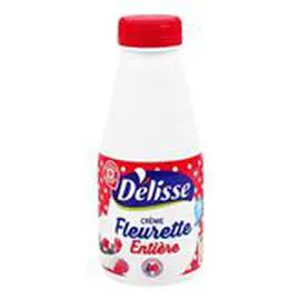 MARQUE REPÈRE, DÉLISSE Crème fraîche entière Fleurette 30% MG 40cl