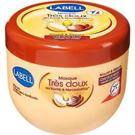 LABELL Masque très doux au karité & macadamia, cheveux secs 300ml