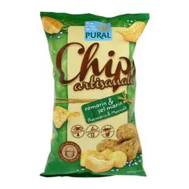 PURAL Chips Salées Artisanales Au Romarin Bio 120g
