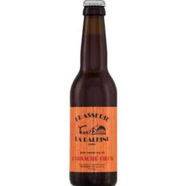BRASSERIE LA BALEINE Bière ambrée sur lie L Arrache Coeur 5% vol. 330ml