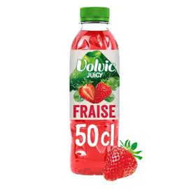 VOLVIC Eau aromatisée Juicy au jus de fraise 50cl