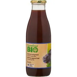 CARREFOUR BIO Jus de pruneaux bio pur fuit pressé 75cl