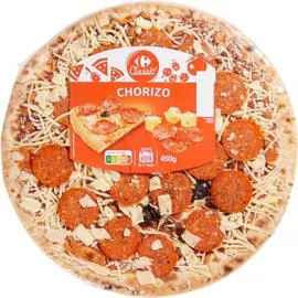 CARREFOUR CLASSIC' Pizza chorizo 450g