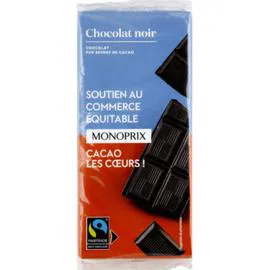 MONOPRIX Chocolat noir Max Havelaar 3x100g