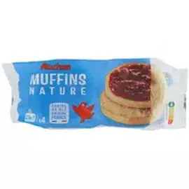 AUCHAN Muffins nature 250g