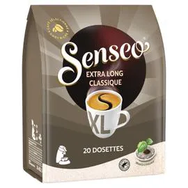 SENSEO Café dosettes classique extra long x20 250g