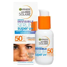 GARNIER, AMBRE SOLAIRE Protection Solaire Sérum Invisible Spf50+ Super UV 30ml