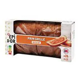 MARQUE REPÈRE, ÉPI D'OR Pain grillé Brioché x26 300g