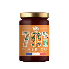 BAM&CO Confibam Confiture Abricot Bio 225g
