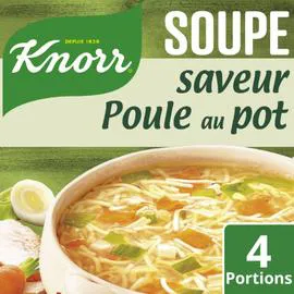 KNORR Soupe déshydratée poule au pot aux petits légumes 72g