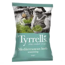 TYRRELL'S Chips Herbes Méditerranéennes 150g