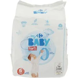 CARREFOUR BABY Couches Pants, taille 6 : +16 kg x16