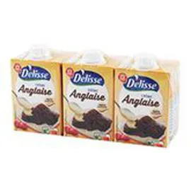 MARQUE REPÈRE, DÉLISSE Crème anglaise 3x20cl