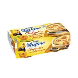 NESTLÉ, LA LAITIÈRE Dessert clafoutis aux abricots 4x85g