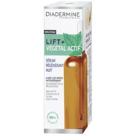 DIADERMINE Sérum Visage De Nuit Régénération & Relaxation Aux Actifs Botaniques Et Huiles Essentielles Lift+Végétal Actif 30ml