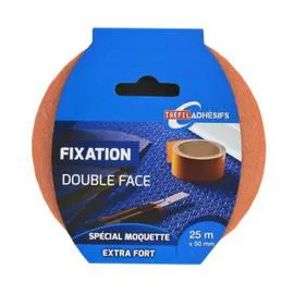 TRÉFILACTION Ruban doucle face fixation - 25mx55mm l'unité
