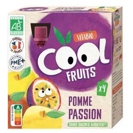 VITABIO Cool Compote Fruits Pomme Passion 360g
