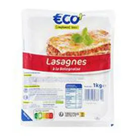 ECO+ Lasagnes bolognaise 1kg