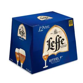 LEFFE Bière blonde Rituel 9° 12x25cl