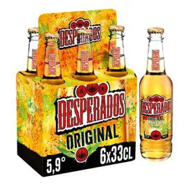 DESPERADOS Bière aromatisée téquila 6x33cl