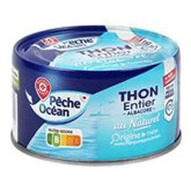 MARQUE REPÈRE, PÊCHE OCÉAN Thon entier Naturel 93g