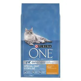 PURINA, ONE Croquettes pour chat stérilisé poulet 7,5kg