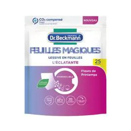DR BECKMANN Lessive En Feuilles L'Eclatante Feuilles Magiques x25 