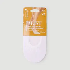 MONOPRIX FEMME Lot de 2 Protège-Pieds Spécial Mocassins - TU x2