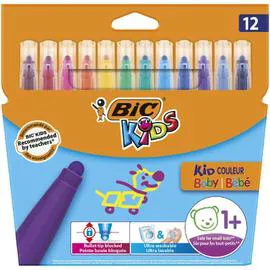 BIC Feutres de coloriage Kids Pointe large x12 x12
