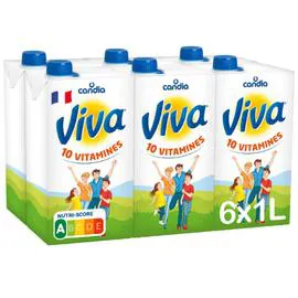 CANDIA, VIVA Lait Calcium Et Vitamine D 6x1l