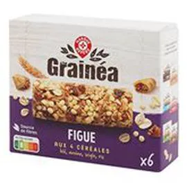 MARQUE REPÈRE, GRAINÉA Barres de céréales Grainea Figues 126g