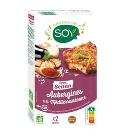 SOY Croc Seitan Aubergines à la Méditéranéenne Bio 200g
