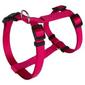 ANIMALIS Harnais Basic Fuchsia pour Chien T0 12mm & 32/45cm 30g