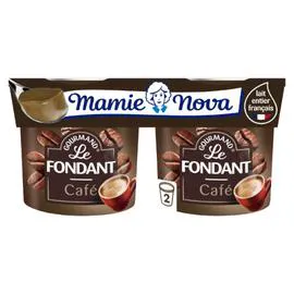MAMIE NOVA Crème dessert fondant café 2x150g