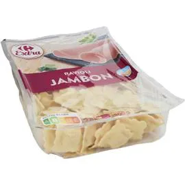 CARREFOUR EXTRA Pâtes fraîches Ravioli jambon 300g