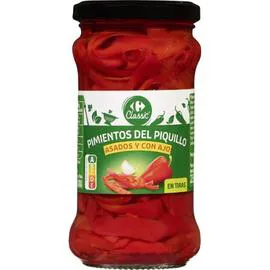 CARREFOUR Poivrons de piquillo en lanières avec a 225g
