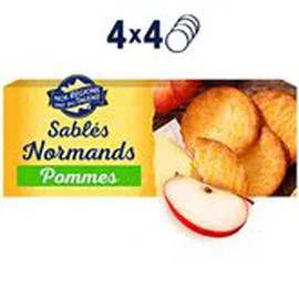 NOS RÉGIONS ONT DU TALENT Sablés aux Pommes 150g