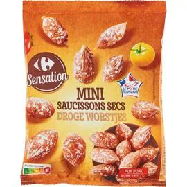 CARREFOUR SENSATION Mini saucissons secs 75g